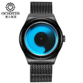 OCHSTIN GQ076B Top Brand Fashion Luxury Date Watches Men Quartz Watch Stainless Steel Mesh Strap Military Watches